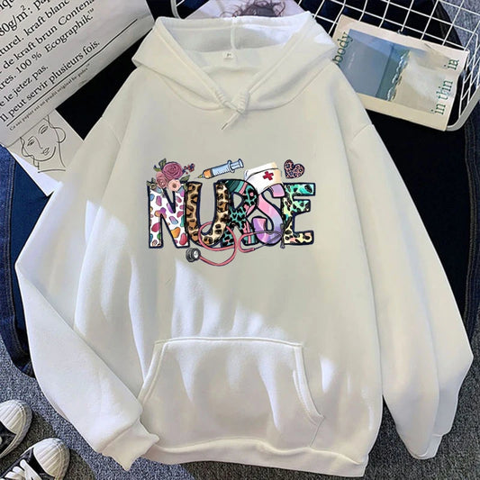 New Fashion Unisex Nurse Printed Hoodies