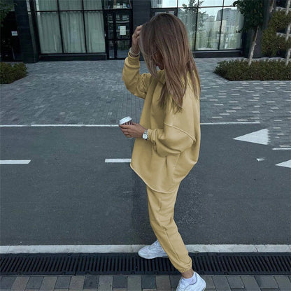 Women Autumn Pullover With Pants Two Piece Sets Tracksuits